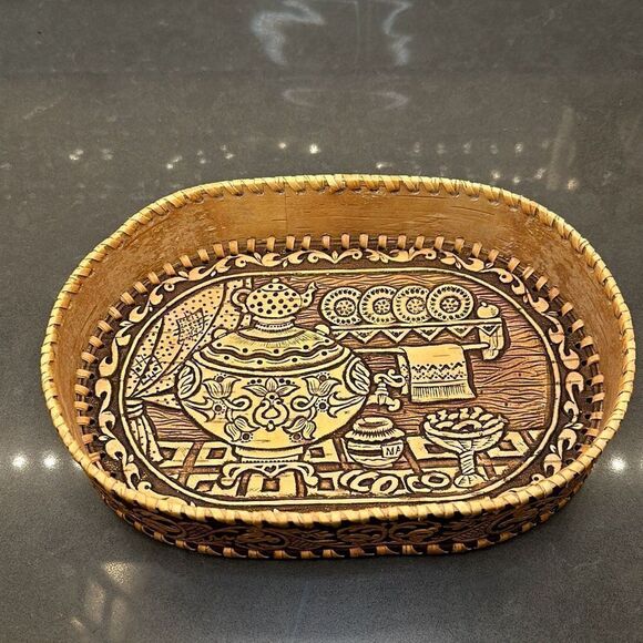Birch Bark Art Piece-NWOT - Picture 1 of 6